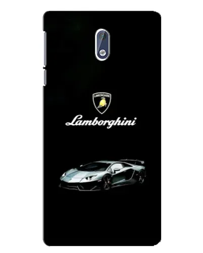 Чехол для Nokia 3.1 с картинкой «Логотип Lamborghini классика»