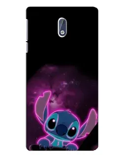 Чехол для Nokia 3.1 с картинкой «Неоновый Stitch»