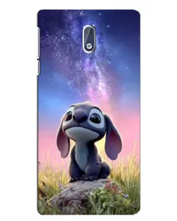Чехол для Nokia 3.1 с картинкой «Стич на рассвете»