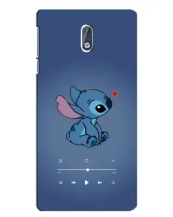 Чехол для Nokia 3.1 с картинкой «Музыкальный Stitch»