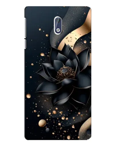 Чехол для Nokia 3.1 с картинкой «Черный лотос»