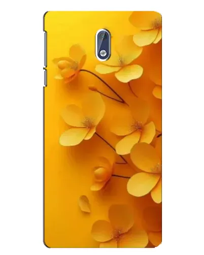 Чехол для Nokia 3.1 с картинкой «Золотые лепестки»