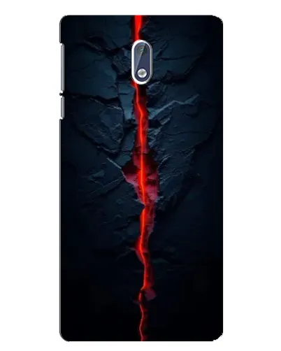 Чохол для Nokia 3.1 з картинкою «Червона лавова тріщина»