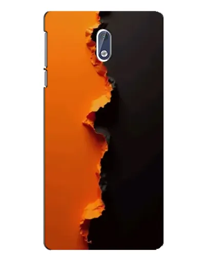 Чохол для Nokia 3.1 з картинкою «Помаранчевий розлом»