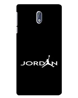 Чехол для Nokia 3 с картинкой «Jordan White Logo»