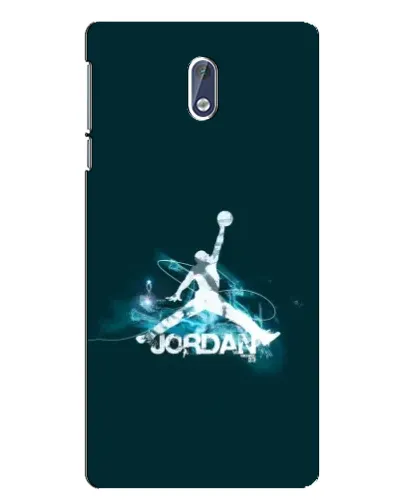 Чехол для Nokia 3 с картинкой «Jordan Blue Fire»