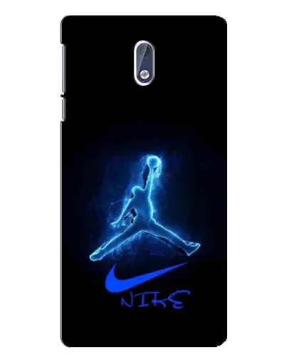 Чехол для Nokia 3 с картинкой «Jordan Neon Blue»
