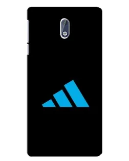 Чехол для Nokia 3 с картинкой «Adidas Cyan Logo»
