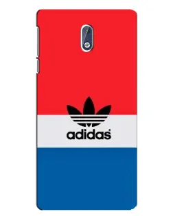 Чехол для Nokia 3 с картинкой «Ретро блоки Adidas»