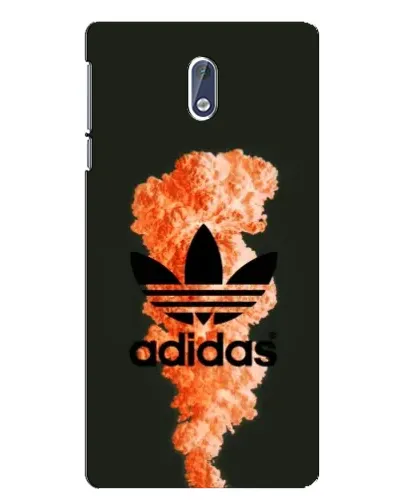 Чехол для Nokia 3 с картинкой «Оранжевый дым Adidas»