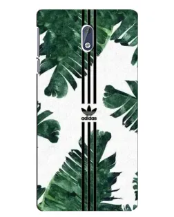 Чехол для Nokia 3 с картинкой «Пальмовые листья адидас»