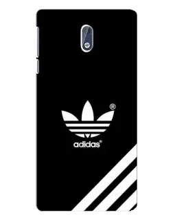 Чехол для Nokia 3 с картинкой «Adidas с диагональными полосами»