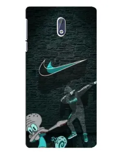 Чохол для Nokia 3 з картинкою «Спортивний арт Nike»