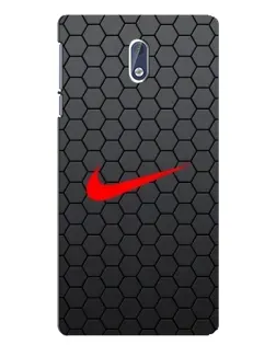Чохол для Nokia 3 з картинкою «Nike — карбонова сітка»