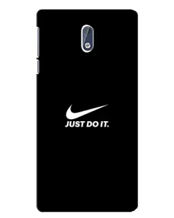 Чохол для Nokia 3 з картинкою «Мінімалізм від Nike»