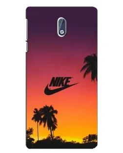 Чохол для Nokia 3 з картинкою «Nike на заході сонця»