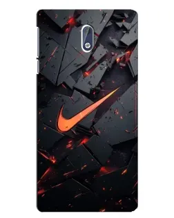 Чохол для Nokia 3 з картинкою «Nike — ефект розломів»