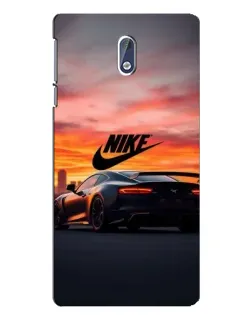 Чохол для Nokia 3 з картинкою «Nike та суперкар»