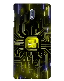 Чохол для Nokia 3 з картинкою «Nike — золота іскра»