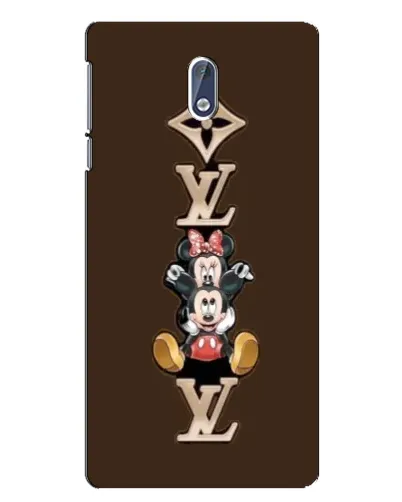 Чехол для Nokia 3 с картинкой «LV и Микки Маус»