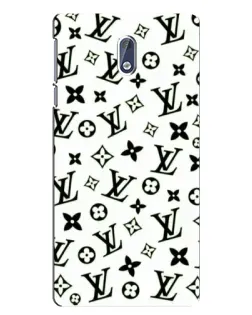 Чехол для Nokia 3 с картинкой «Монохромный хаос LV»
