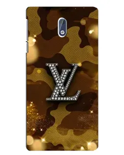 Чехол для Nokia 3 с картинкой «Камуфляжный Louis Vuitton»