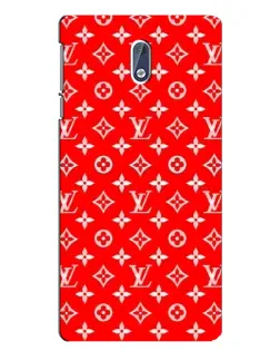 Чехол для Nokia 3 с картинкой «Яркий паттерн LV»