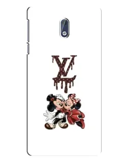Чехол для Nokia 3 с картинкой «LV и Микки Маус»