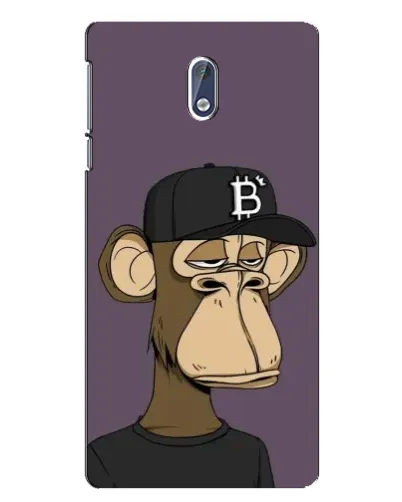 Чехол для Nokia 3 с картинкой «Bored Ape в кепке»