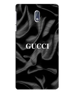 Чехол для Nokia 3 с картинкой «Gucci — шелковые волны» Чехол для Nokia 3 с картинкой «Gucci — шелковые волны»