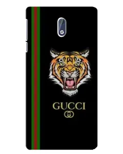 Чохол для Nokia 3 з картинкою «Тигр Gucci»