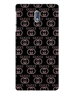 Чохол для Nokia 3 з картинкою «Класична монограма Gucci»