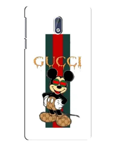 Чохол для Nokia 3 з картинкою «Міккі Маус Gucci — смуги»