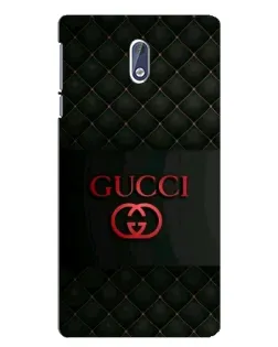 Чохол для Nokia 3 з картинкою «Gucci — стьобаний чорний»