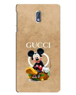 Чохол для Nokia 3 з картинкою «Міккі Маус Gucci — крафт»