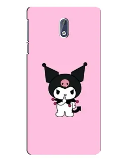 Чехол для Nokia 3 с картинкой «Kuromi — розовая нежность»