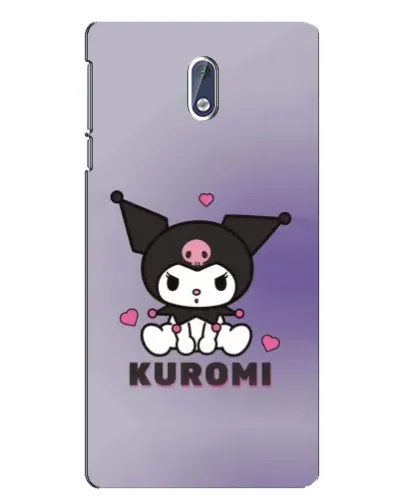 Чехол для Nokia 3 с картинкой «Kuromi — фиолетовый арт»