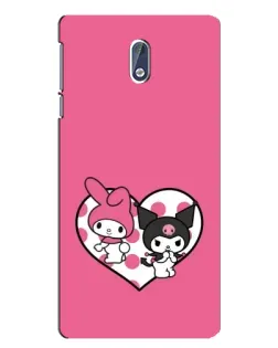 Чехол для Nokia 3 с картинкой «Kuromi и My Melody»