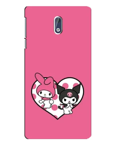 Чехол для Nokia 3 с картинкой «Kuromi и My Melody»