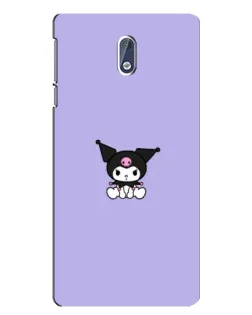 Чехол для Nokia 3 с картинкой «Kuromi — фиолетовый минимализм»