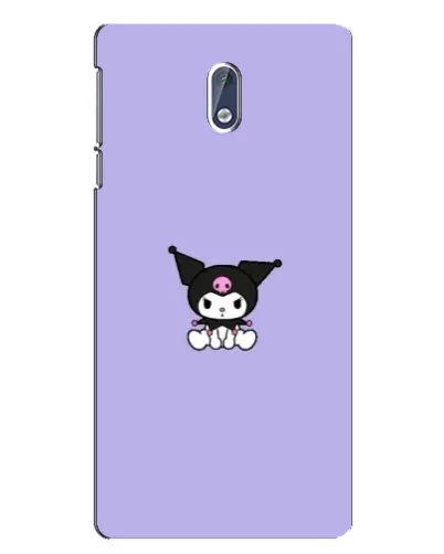 Чехол для Nokia 3 с картинкой «Kuromi — фиолетовый минимализм»