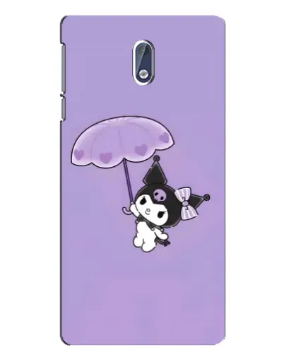Чехол для Nokia 3 с картинкой «Kuromi с зонтиком»