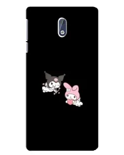 Чехол для Nokia 3 с картинкой «My Melody и Kuromi»