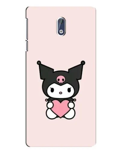 Чехол для Nokia 3 с картинкой «Kuromi и сердце»