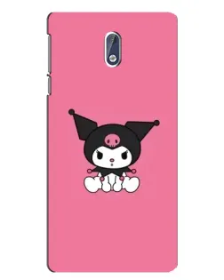 Чехол для Nokia 3 с картинкой «Хмурая Kuromi»