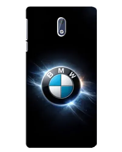 Чохол для Nokia 3 з картинкою «BMW — неонове сяйво»