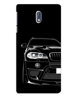 Чохол для Nokia 3 з картинкою «Темний силует BMW»