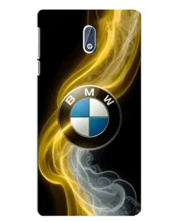 Чохол для Nokia 3 з картинкою «Золотистий дим BMW»
