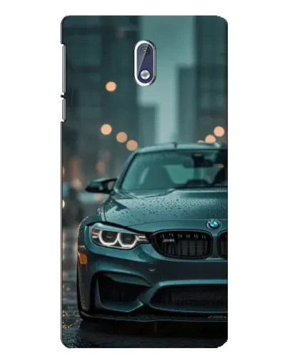 Чохол для Nokia 3 з картинкою «BMW у вогнях міста»
