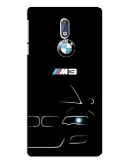 Чохол для Nokia 3 з картинкою «Мінімалістичний принт BMW M3»
